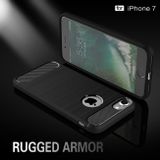 Gumený Rugged Armor na iPhone7/ iPhone 8-černá