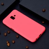 Gumový kryt Solid na Samsung Galaxy J6+ - červená