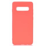 Gumový kryt US-BH487 na Samsung Galaxy S10 - červená