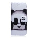 Peňeženkové kožené pouzdro na Samsung Galaxy A80 - Panda