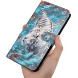 Peněženkové pouzdro 3D Painting Pattern pro Samsung Galaxy A7(2018)- Tiger