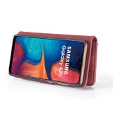 Peňeženkové kožené pouzdro na Samsung Galaxy A30 - Červený