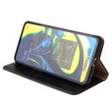Peněženkové kožené pouzdro FIERRE SHANN pro Samsung Galaxy A80 - Černá