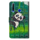 Peňeženkové 3D pouzdro pro Honor 20 Lite / P Smart plus 2019 - Bamboo Panda