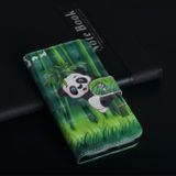 Peňeženkové 3D pouzdro na Huawei Y7 (2019) - Bamboo Panda