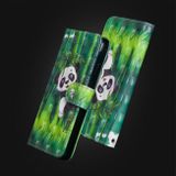 Peňeženkové 3D pouzdro na Huawei Y7 (2019) - Bamboo Panda