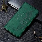 Peněženka kožené pouzdro pro Samsung Galaxy M20 - Zelená