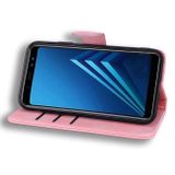 Peněženkové kožené pouzdro pro Samsung Galaxy A5 (2018) - Ružový