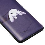 Gumový kryt na Samsung Galaxy A80 - Pocket Rabbit Pattern