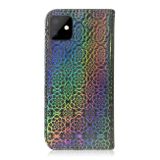 Pěneženkové pouzdro  Solid Color Colorful na iPhone 11 - stříbrná