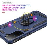 Kryt Magnetic Holder Armor 360 Degree Rotating Holder na Samsung Galaxy S21 5G - Modrá