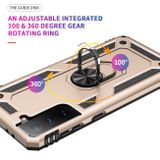 Kryt Magnetic Holder Armor 360 Degree Rotating Holder na Samsung Galaxy S21 5G - Zlatá