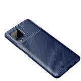 Gumový kryt na Samsung Galaxy A12 - Modrá