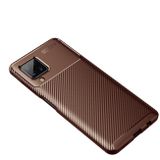 Gumový kryt na Samsung Galaxy A12 - Hnedá