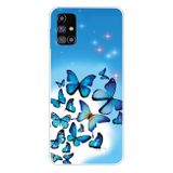 Gumový kryt na Samsung Galaxy M51 - Blue Butterfly