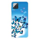 Gumový kryt na Samsung Galaxy A12 - Blue Butterfly