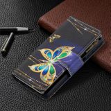 Peňeženkové kožené pouzdro na Samsung Galaxy A12 - Butterfly