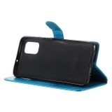 Peňeženkové kožené pouzdro na Samsung Galaxy M51 - Modrá