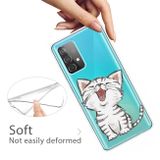 Gumový kryt na Samsung Galaxy A52 5G - Laughing Cat