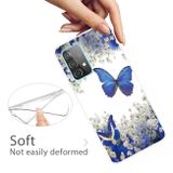 Gumový kryt na Samsung Galaxy A32 5G - White Flower Butterfly