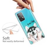 Gumový kryt na Samsung Galaxy A72 - Pinch Face Dog