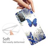 Gumový kryt na Samsung Galaxy A72 - White Flower Butterfly