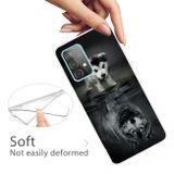 Gumový kryt na Samsung Galaxy A32 5G - Reflected Wolf