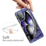 Gumový kryt na Samsung Galaxy A32 5G - Great Purple Butterfly