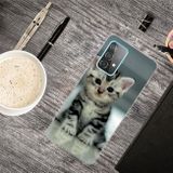 Gumový kryt na Samsung Galaxy A32 5G - Sitting Cat