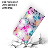 Peňaženkové kožené puzdro Samsung Galaxy A51 5G - Gradient Colorful Flower