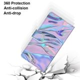 Peneženkové kožené pouzdro na Samsung Galaxy A71 5G - Fluorescent Water Pattern