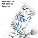 Peňeženkové kožené pouzdro na Samsung Galaxy M51 - Pink Green Needles