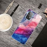 Gumový kryt MARBLE na Samsung Galaxy A32 5G - Abstract Red
