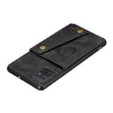 Kožený kryt CARD SLOT na Samsung Galaxy A52 5G - Černá