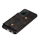 Kožený kryt CARD SLOT na Samsung Galaxy A52 5G - Černá