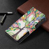 Peňaženkové kožené pouzdro na Samsung Galaxy A52 5G - Tree