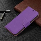 Peňaženkové kožené pouzdro CANDY na Samsunbg Galaxy A52 5G - Fialová