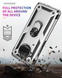 Kryt Magnetic Holder Armor na Xiaomi Mi 10T Lite 5G - Stříbrná