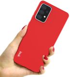 Gumový kryt IMAK na Samsung Galaxy A52 5G - Červená