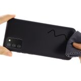 Gumový kryt na Samsung Galaxy A02s - Černá