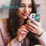 Pryžový 3D kryt MARBLE pro Samsung Galaxy S21 5G - Blue Green