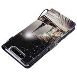 Peňeženkové kožené pouzdro na Samsung Galaxy A80 - Cityscape