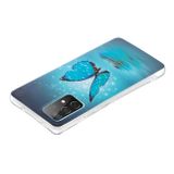 Gumový kryt LUMINOUS na Samsung Galaxy A52 5G - Butterfly