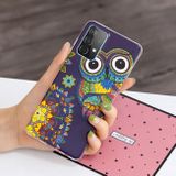Gumový kryt LUMINOUS na Samsung Galaxy A52 5G - Blue Owl