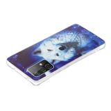 Gumový kryt LUMINOUS na Samsung Galaxy A52 5G - Starry Sky Wolf