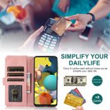 Peňaženkové kožené puzdro ZIPPER Samsung Galaxy A51 5G - Ružovozlatá