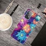 Gumový kryt na Samsung Galaxy A52 5G - Color Chrysanthemum