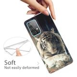 Gumový kryt na Samsung Galaxy A72 - White Tiger