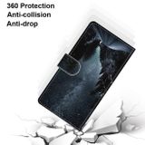 Peňaženkové kožené pouzdro na Samsung Galaxy A52 5G - Mountain Road Starry Sky