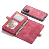 Multifunkční peňaženkové pouzdro CASEME Detachable  na Samsung Galaxy A52 5G - Červená